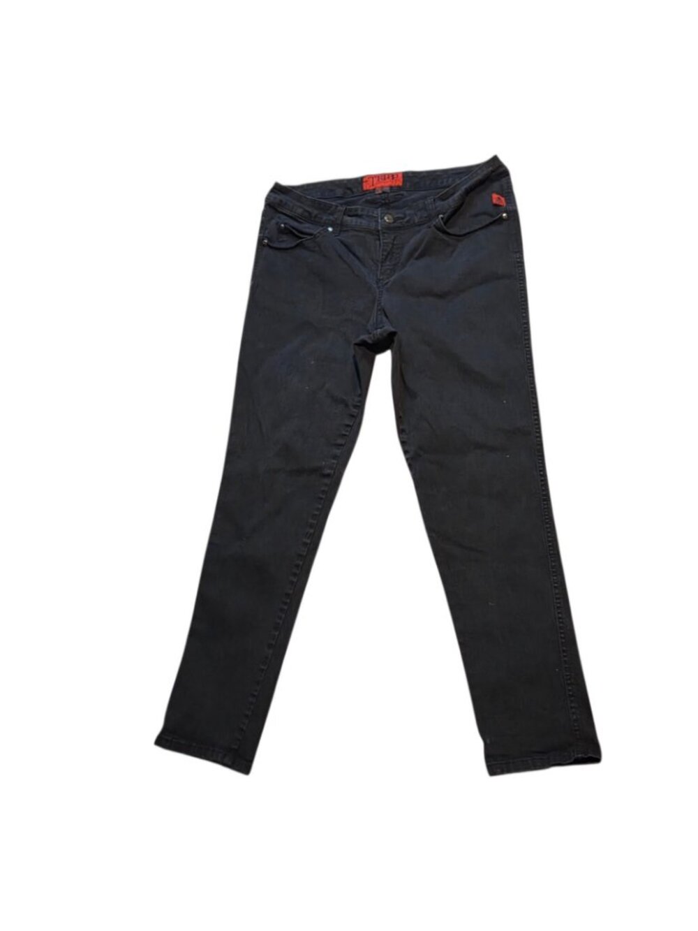 Tripp NYC Plus 14 Short Black Denim Skinny Jeans Goth Rave Punk Rock Emo Pants